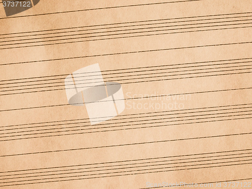 Image of Retro looking Sheet music