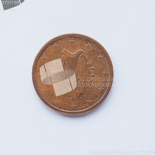 Image of Irish 2 cent coin