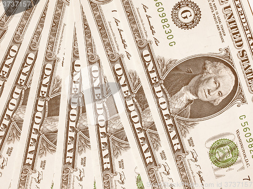 Image of  Dollar notes 1 Dollar vintage