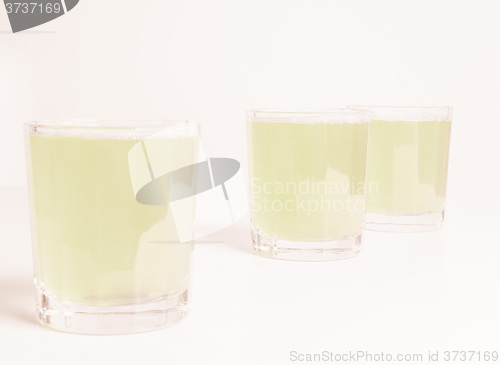 Image of  Green apple juice vintage