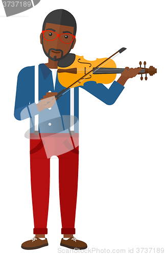 Image of Man playing violin.