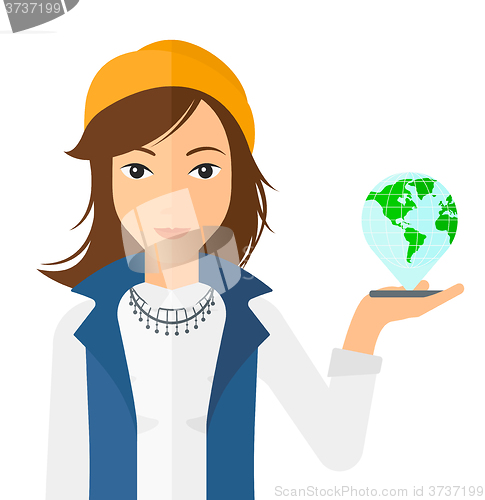Image of International technology communication.