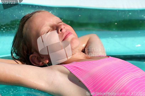 Image of In the swimming pool