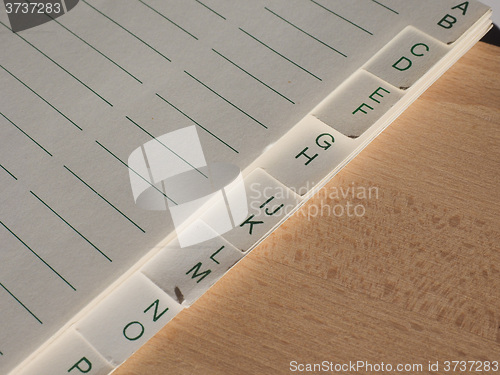 Image of Address book phone book