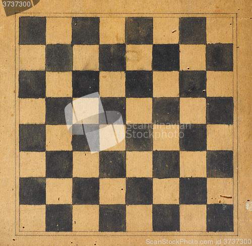 Image of Draughts or Checkers game board