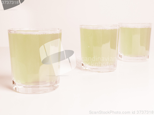 Image of  Green apple juice vintage