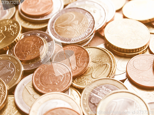 Image of  Euro coins vintage