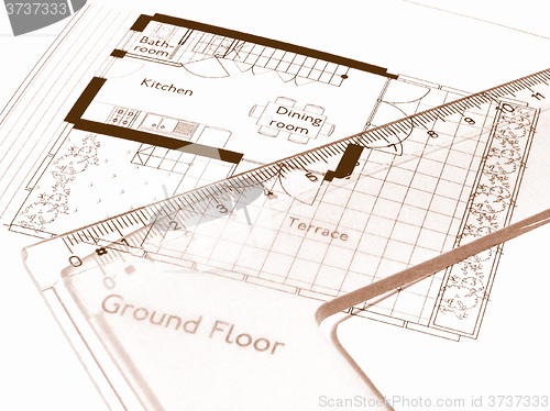 Image of  Technical drawing vintage
