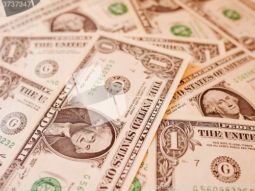 Image of Retro look Dollar notes 1 Dollar