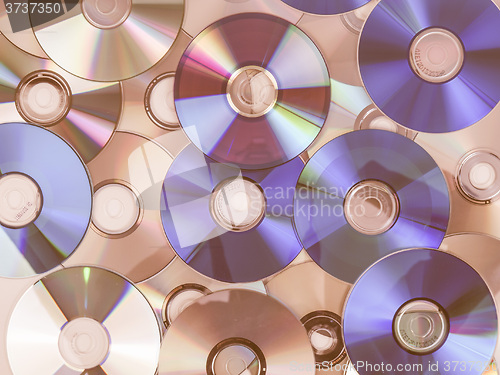Image of  CD DVD DB Bluray disc vintage