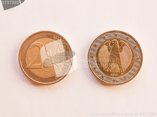 Image of  Euro coin vintage