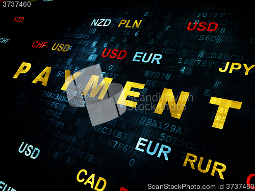 Image of Banking concept: Payment on Digital background