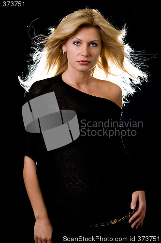 Image of Woman in black