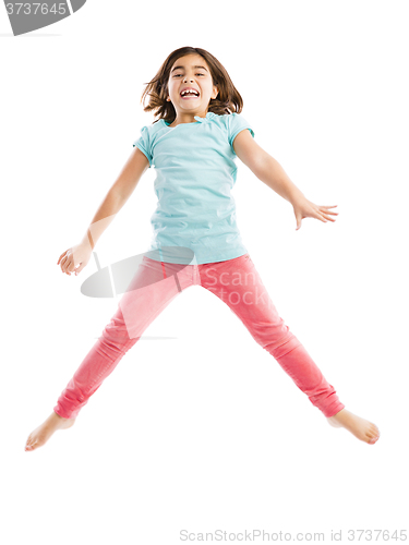 Image of Girl jumping