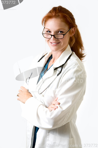 Image of Friendly lady doctor