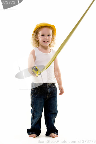 Image of Little construction worker