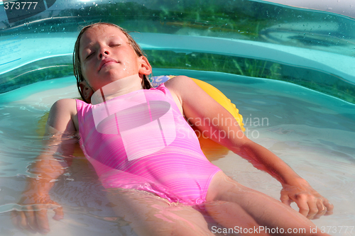 Image of In the swimming pool