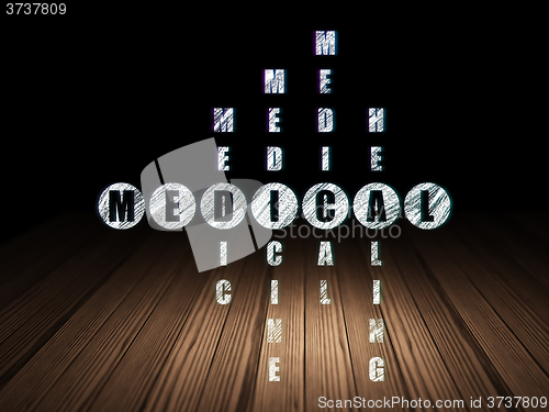 Image of Medicine concept: Medical in Crossword Puzzle