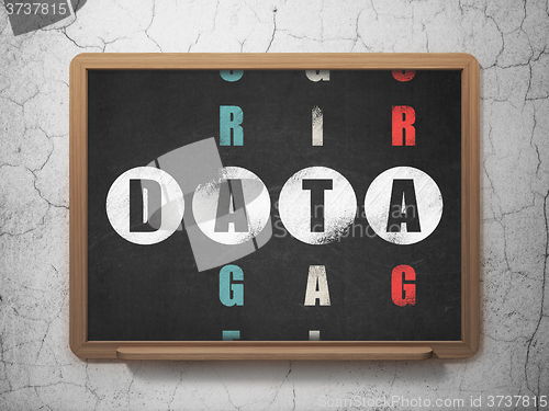 Image of Data concept: Data in Crossword Puzzle