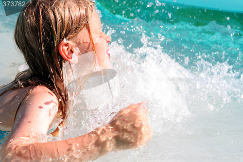 Image of In the swimming pool