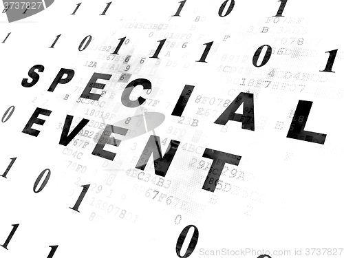 Image of Business concept: Special Event on Digital background