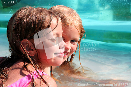 Image of In the swimming pool