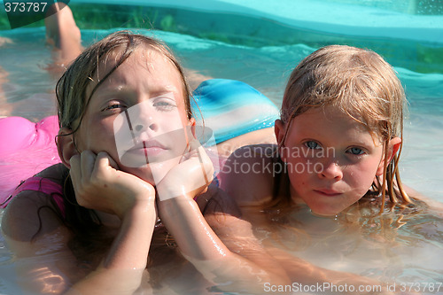 Image of In the swimming pool