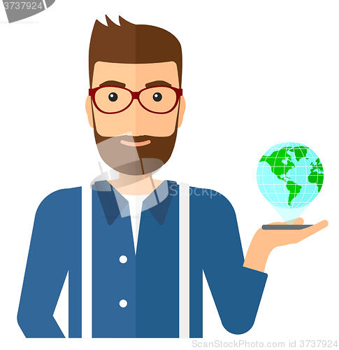 Image of International technology communication.