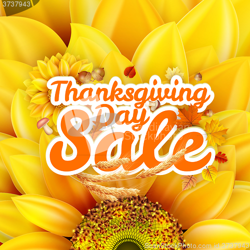 Image of Thanksgiving Day sale. EPS 10