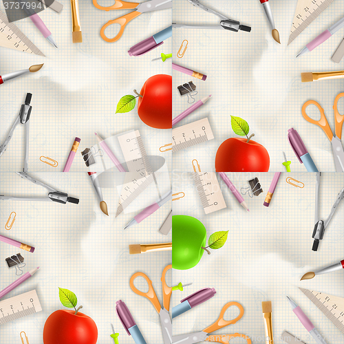 Image of Set of Welcome back to school. EPS 10