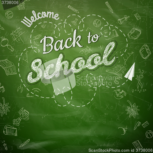 Image of Back to school background. EPS 10