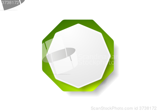 Image of Abstract geometric octagon shape sticker