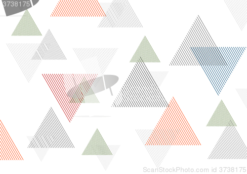 Image of Minimal tech geometric background