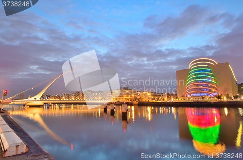 Image of Samuel Beckett Bridge in Dublin