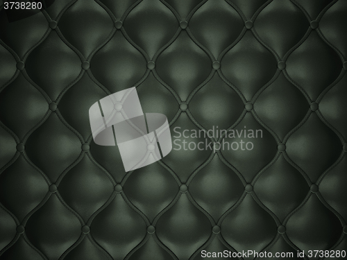 Image of Black leather background with buttons