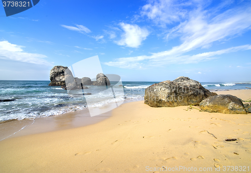 Image of Stones in ocean