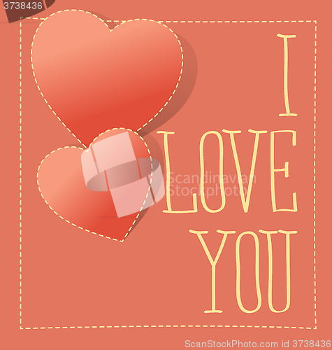 Image of Vector Card With Heart
