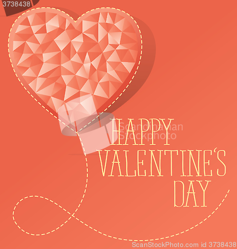 Image of Vector Card With Heart