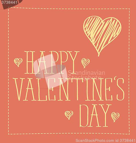 Image of Vector Card With Heart