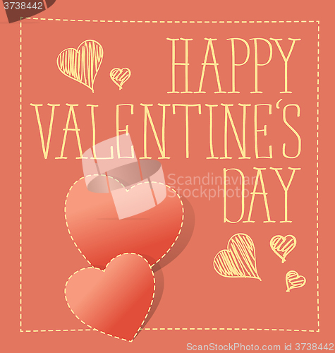 Image of Vector Card With Heart