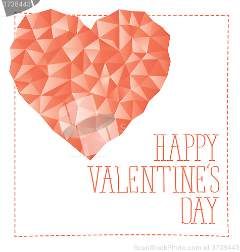 Image of Vector Card With Heart