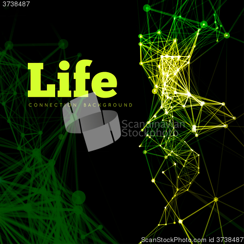 Image of Life vector illustration