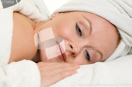 Image of Woman relaxing