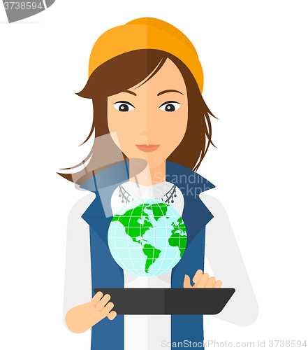 Image of International technology communication.