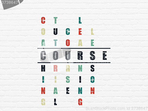Image of Learning concept: Course in Crossword Puzzle