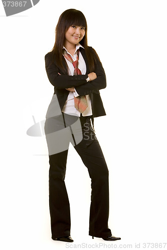 Image of Young business woman