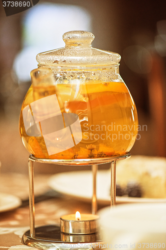 Image of teapot of herbal tea