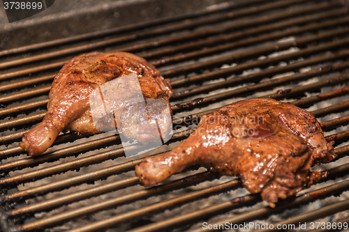 Image of grilled duck legs