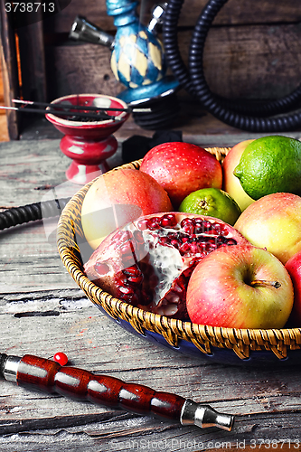 Image of Fruit and hookah