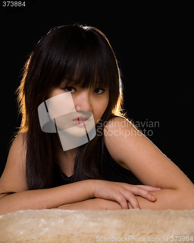 Image of Cute young woman